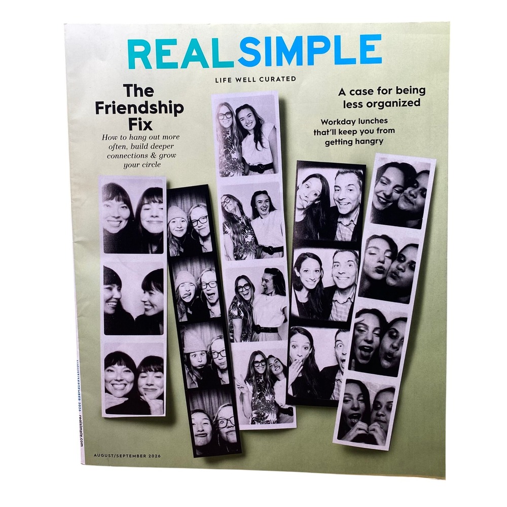 REAL SIMPLE Magazine August - September 2026 Lifestyle Home Gift Decor